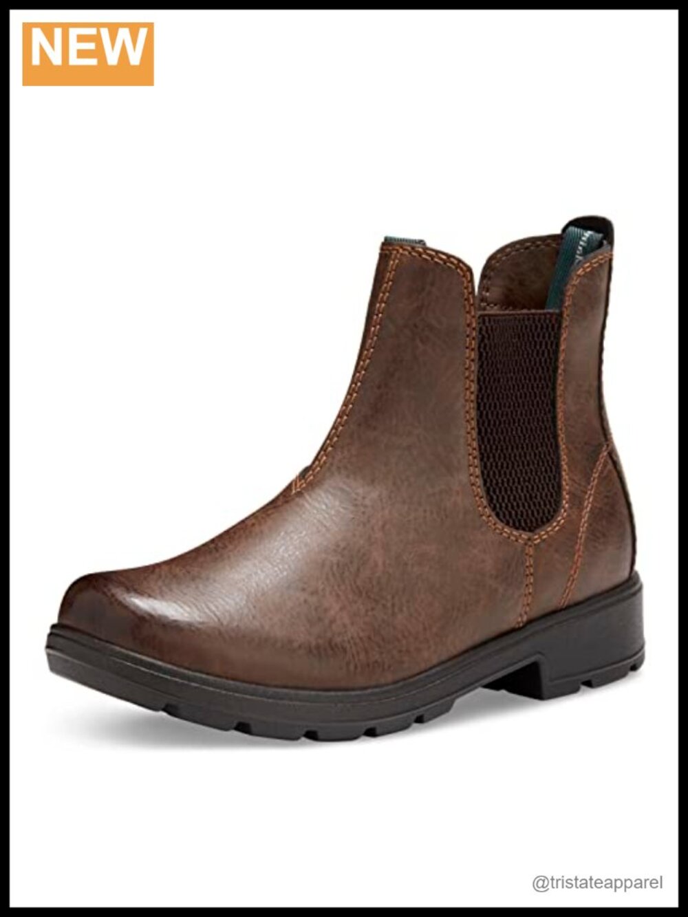 Eastland Women's Pull-On Chelsea Ankle Boots with Memory Foam Insole